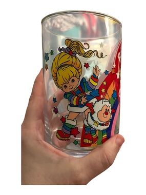 Rainbow Brite Character Glass Organizer - Colorful Retro Design